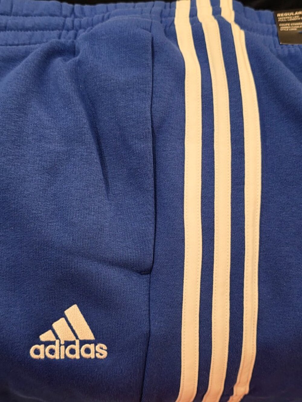 adidas Men's Fleece 3-Stripes Sweatpants - Picture 4 of 7